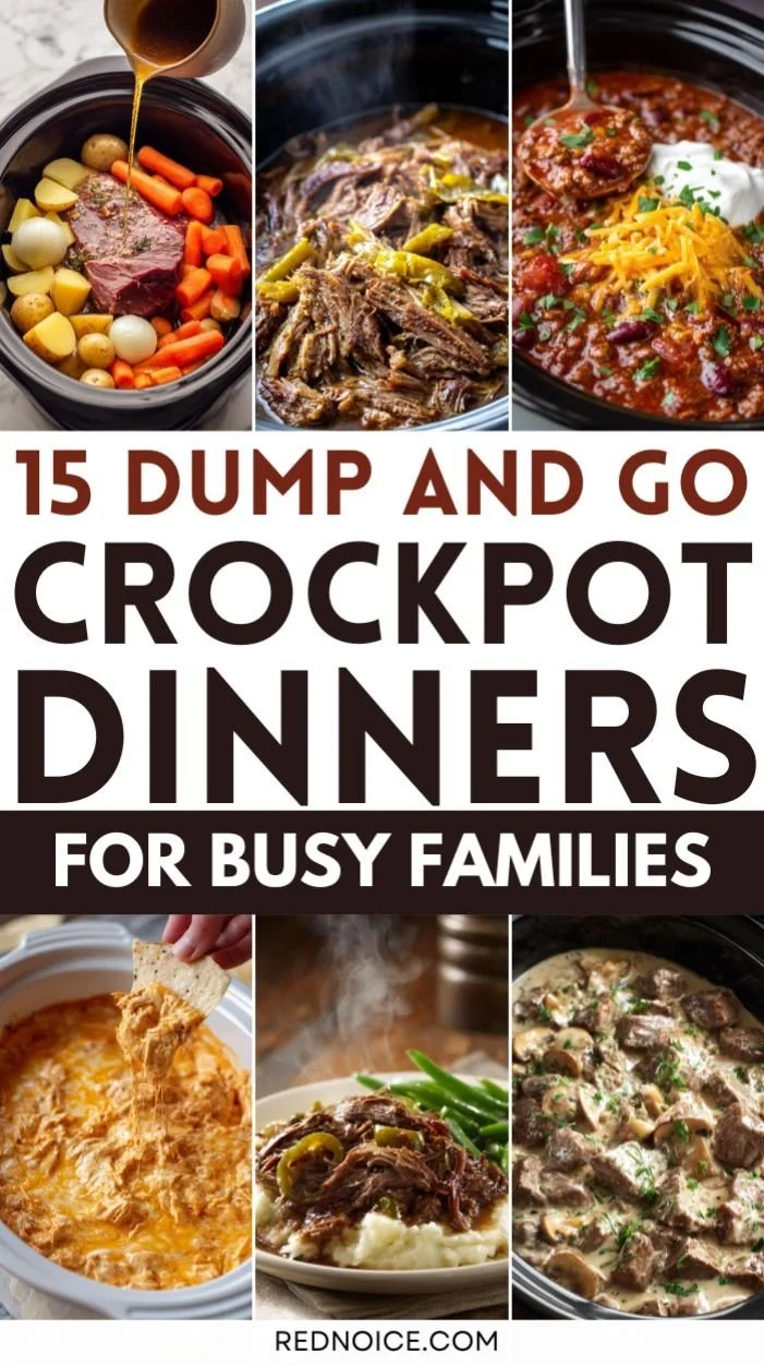 High-protein crockpot dinners for busy families with easy 5-minute prep time