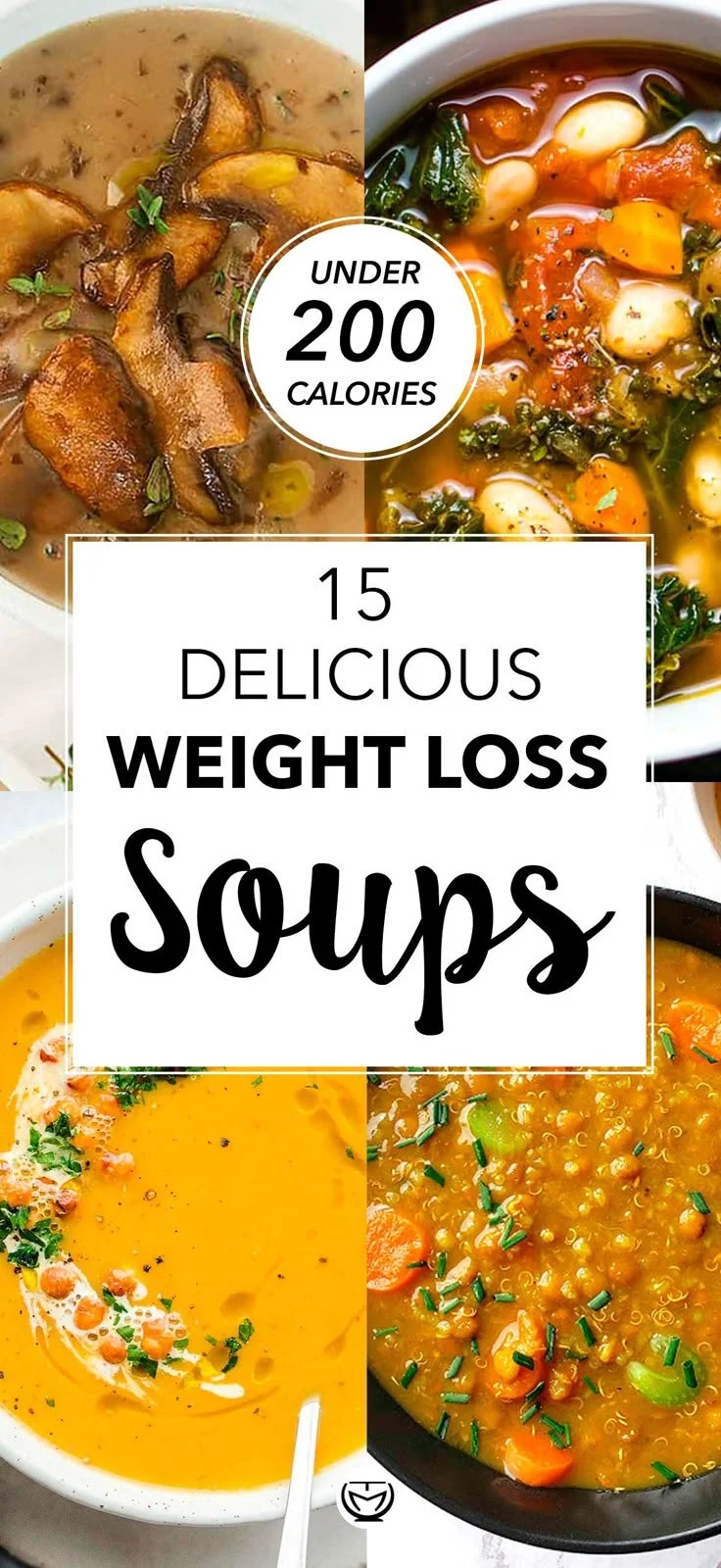 Healthy weight loss soups recipe under 200 calories per serving