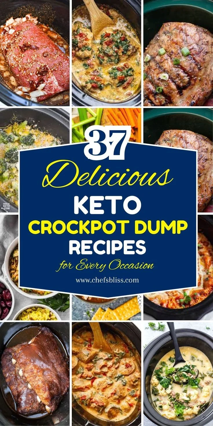 Easy keto crockpot dump recipes for busy weeknights