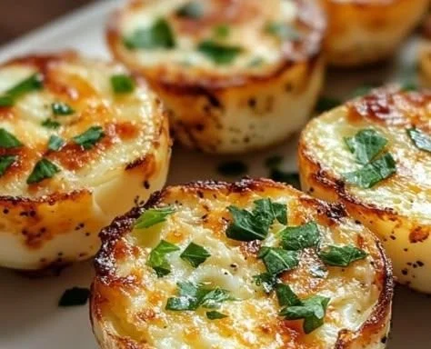Delicious high protein egg white bites served on a plate