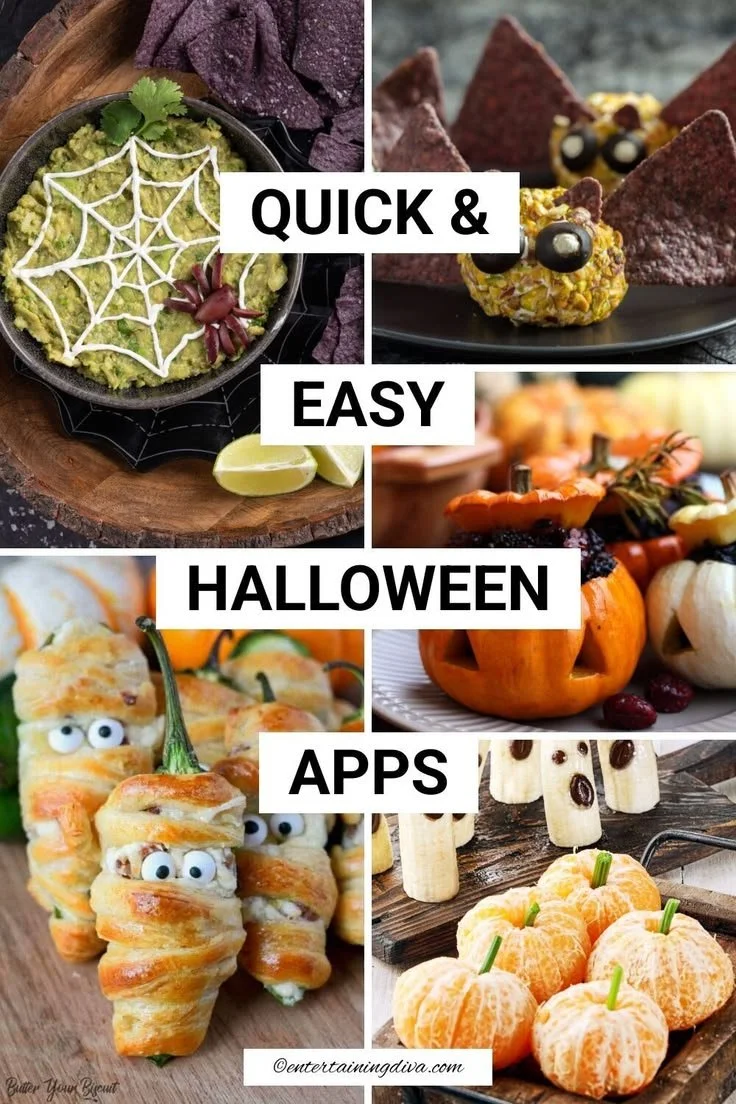 Delicious finger foods and easy Halloween recipes for grown-up parties