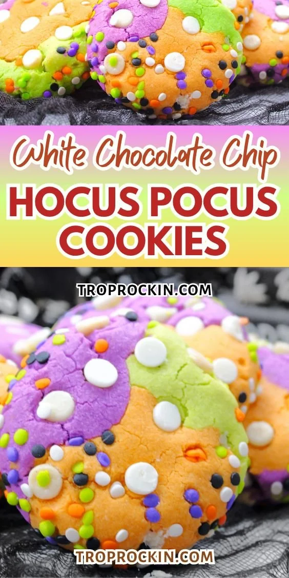 Decorative Halloween Hocus Pocus Cookies in festive shapes