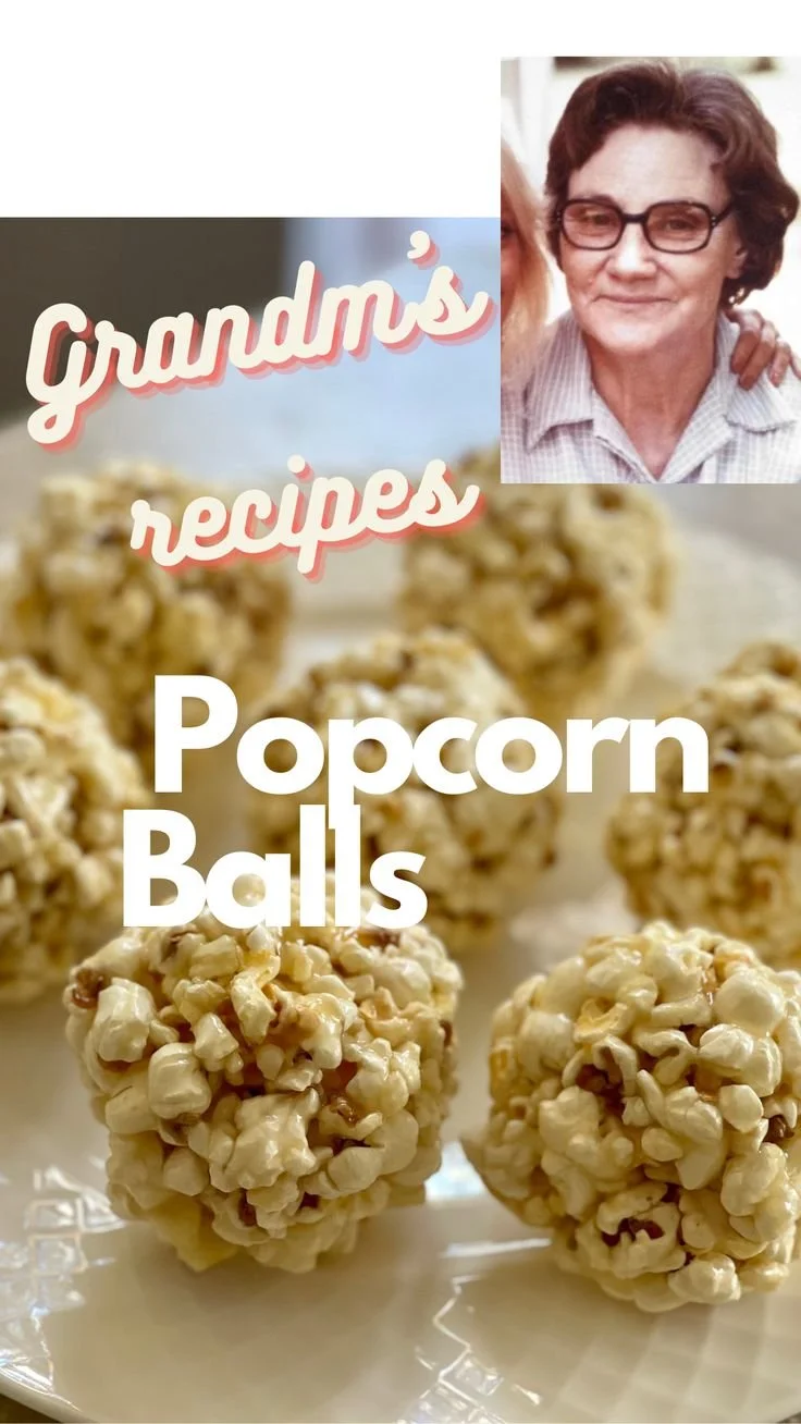 Delicious sweet and salty popcorn balls ready to enjoy as a tasty snack.